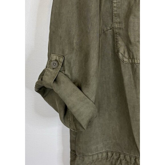 SUNDANCE Wayside Cargo Utility Jumpsuit XL Green Vintage Wash Roll Tab Coveralls - Picture 7 of 15